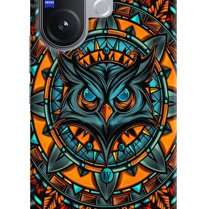 Angry Owl Art Vivo V60 5G Hard Case Back Cover by Casekaro