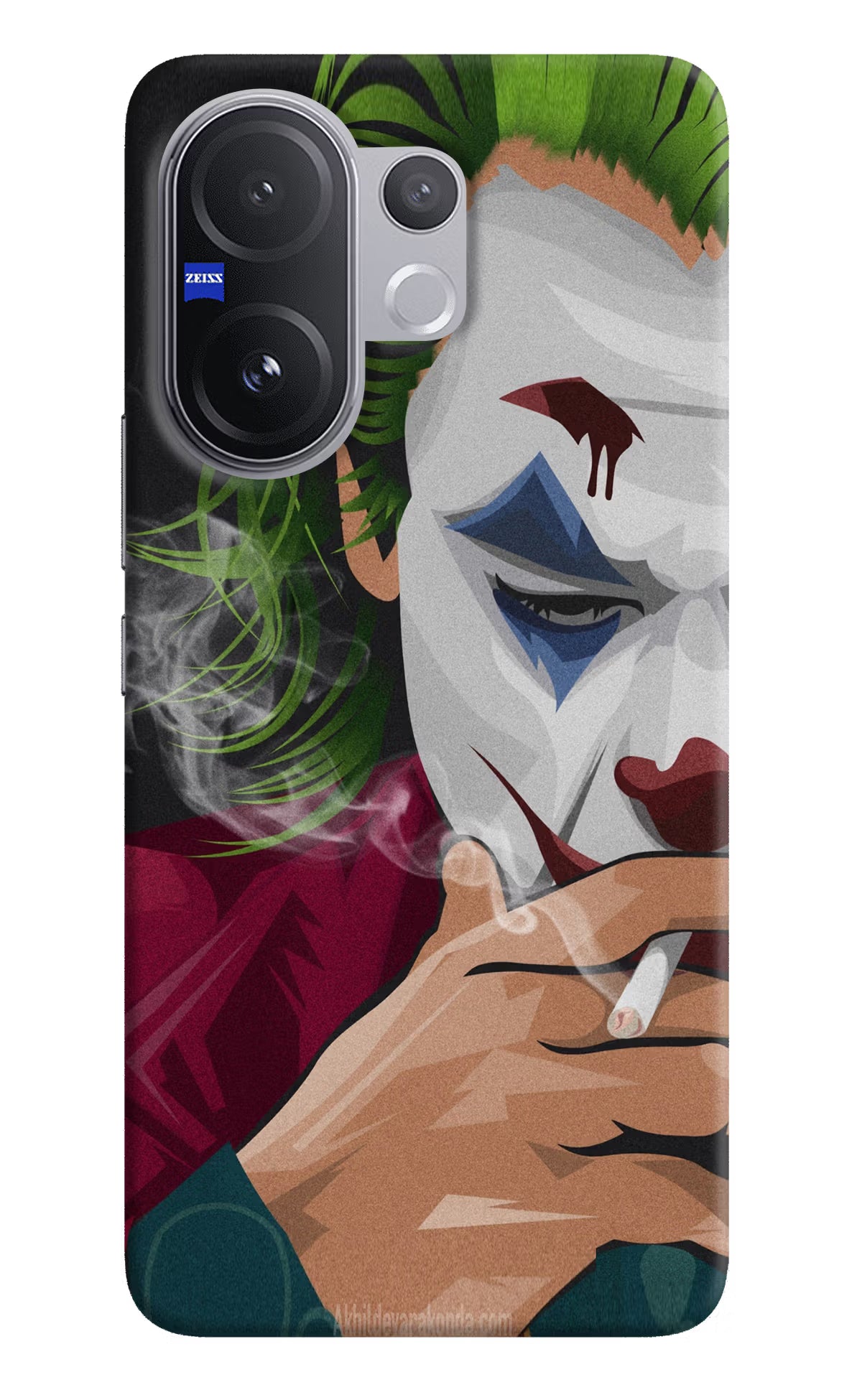 Joker Smoking Vivo V60 5G Hard Case Back Cover by Casekaro