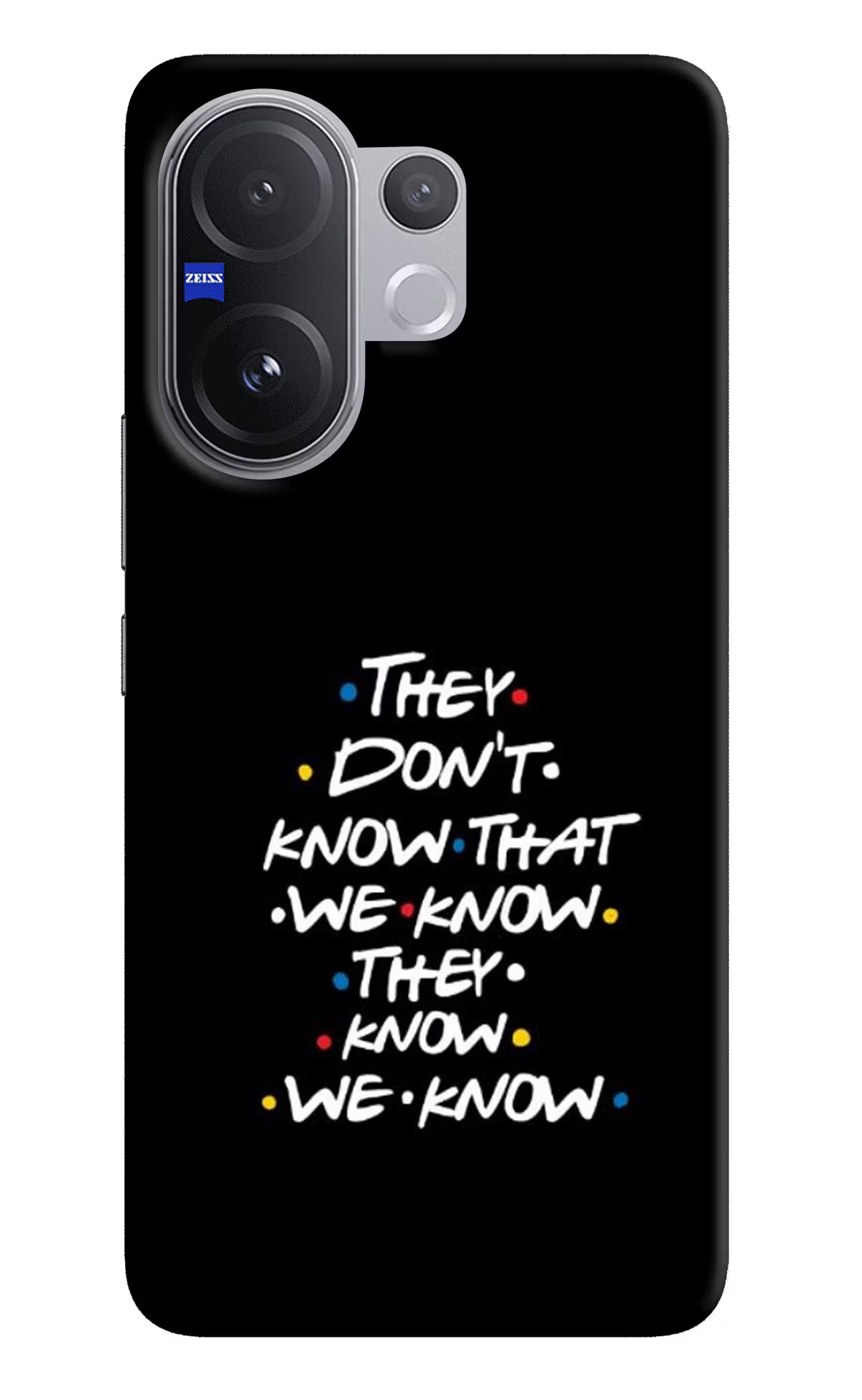 FRIENDS Dialogue Vivo V60 5G Hard Case Back Cover by Casekaro