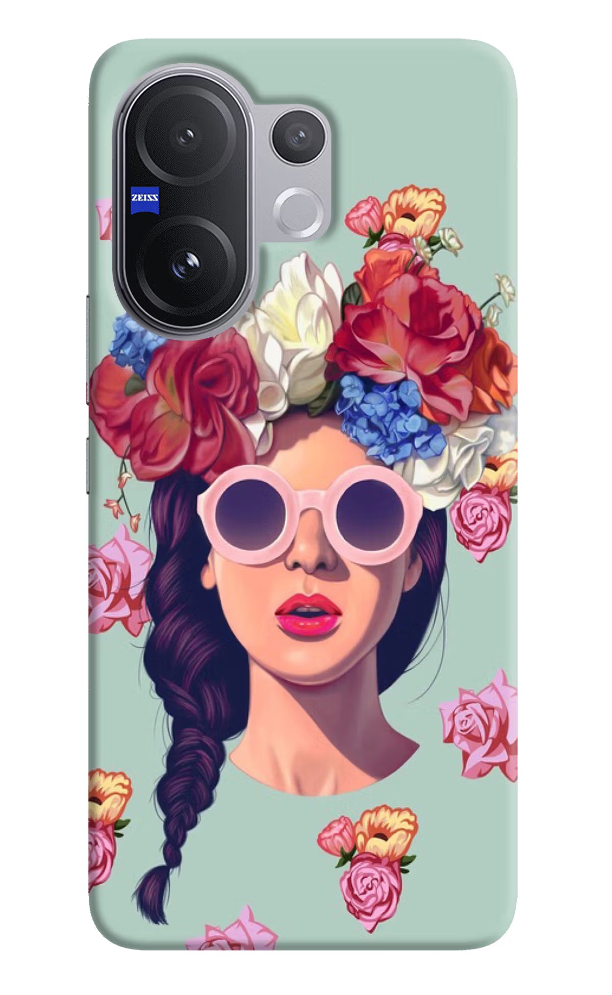 Pretty Girl Vivo V60 5G Hard Case Back Cover by Casekaro