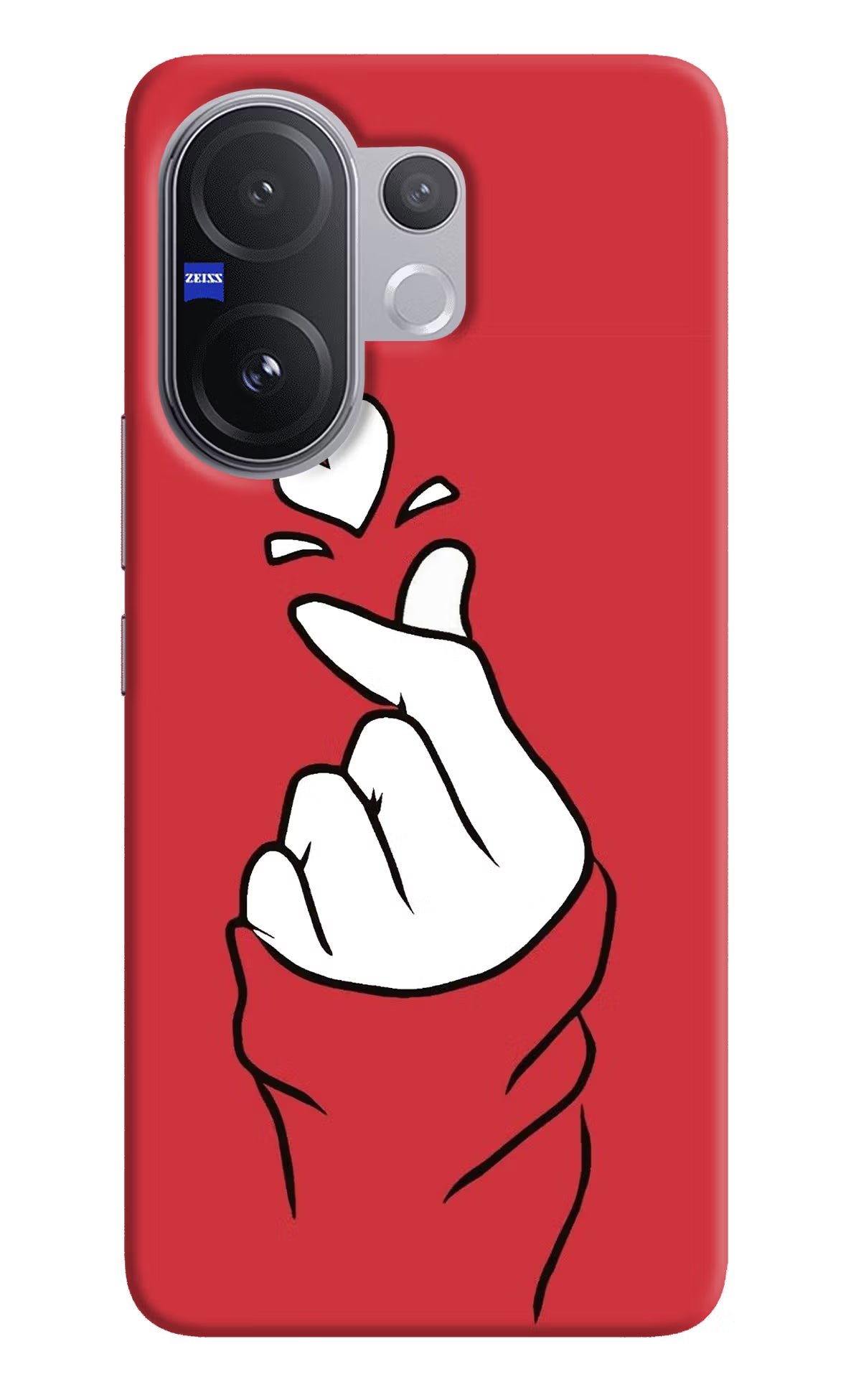 Korean Love Sign Vivo V60 5G Hard Case Back Cover by Casekaro