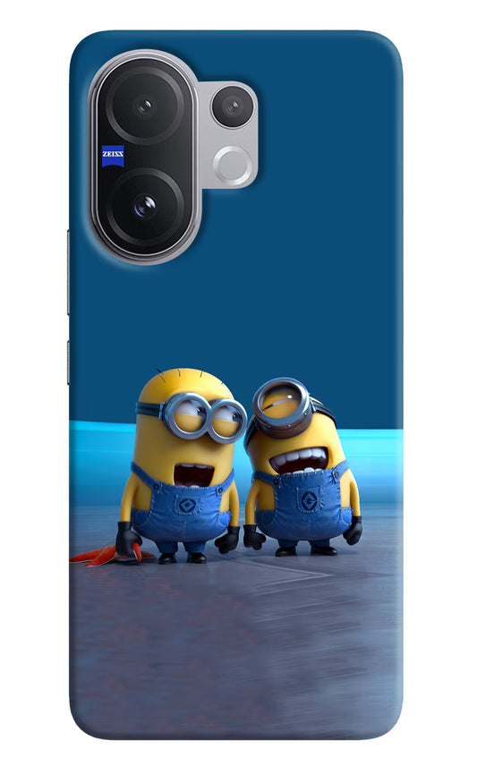 Minion Laughing Vivo V60 5G Hard Case Back Cover by Casekaro