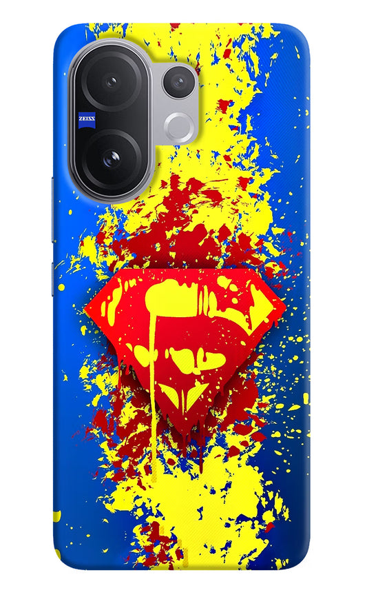 Superman logo Vivo V60 5G Hard Case Back Cover by Casekaro