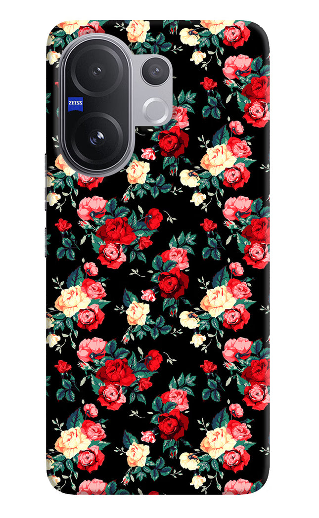 Rose Pattern Vivo V60 5G Hard Case Back Cover by Casekaro