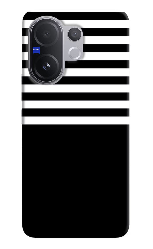 Black and White Print Vivo V60 5G Hard Case Back Cover by Casekaro