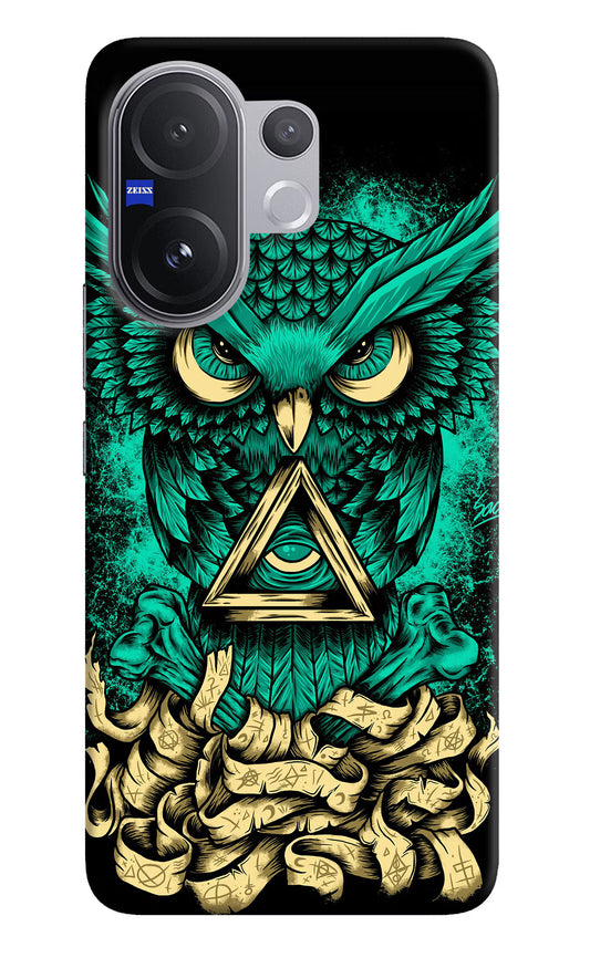Green Owl Vivo V60 5G Hard Case Back Cover by Casekaro