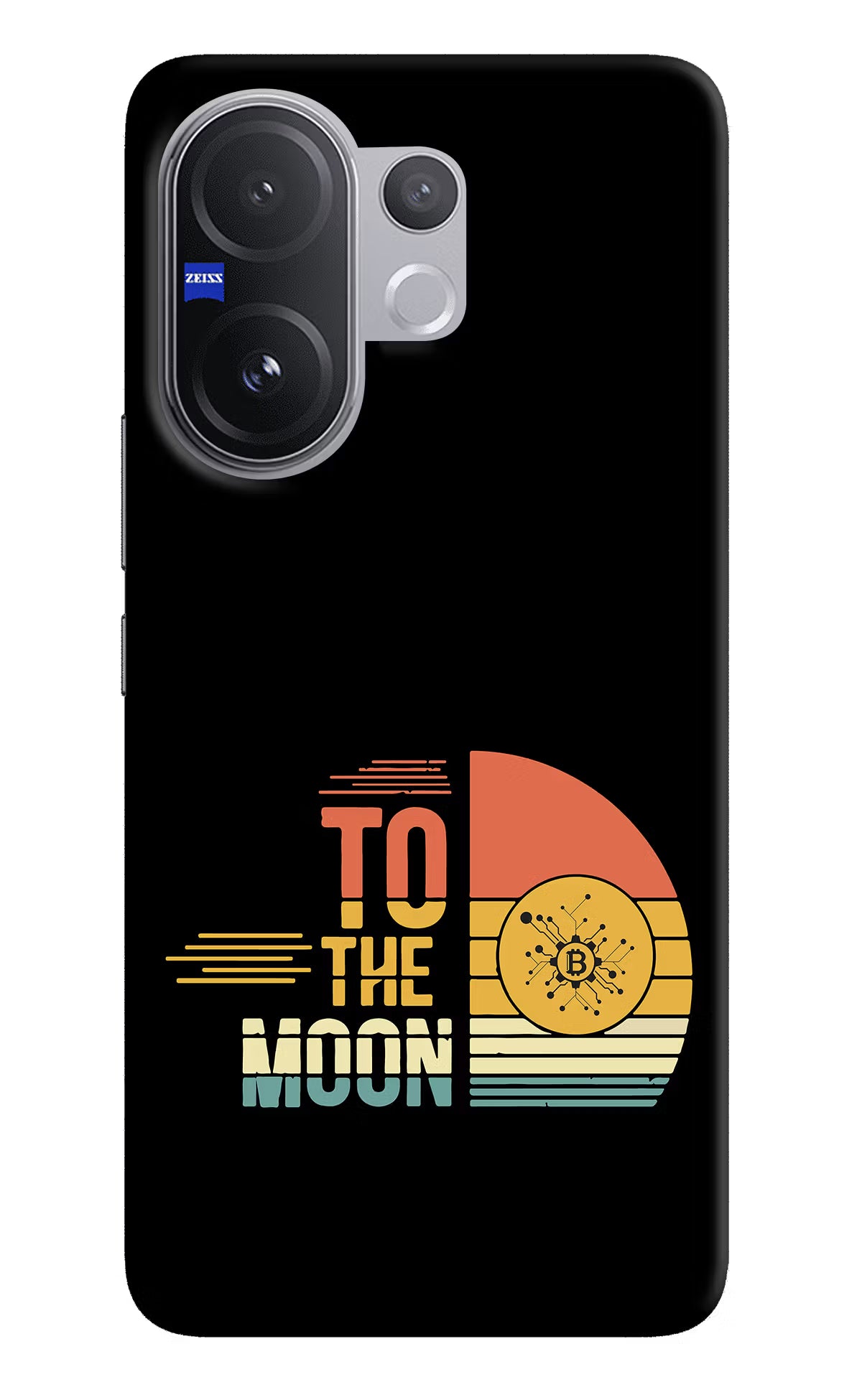 To the Moon Vivo V60 5G Hard Case Back Cover by Casekaro