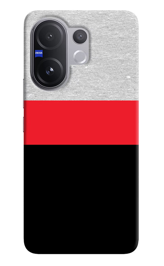 Tri Color Pattern Vivo V60 5G Hard Case Back Cover by Casekaro