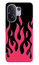 Fire Flames Vivo V60 5G Hard Case Back Cover by Casekaro