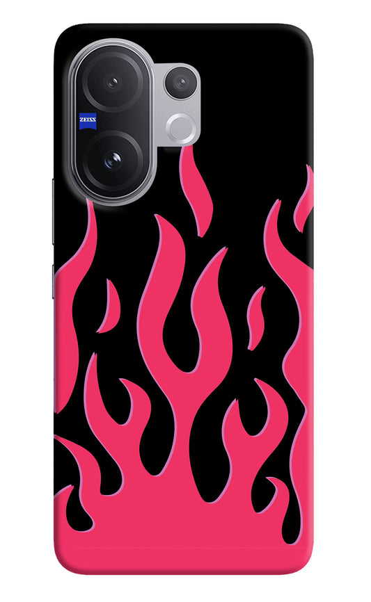 Fire Flames Vivo V60 5G Hard Case Back Cover by Casekaro