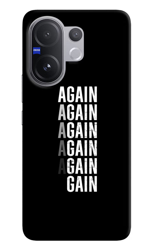 Again Again Gain Vivo V60 5G Hard Case Back Cover by Casekaro