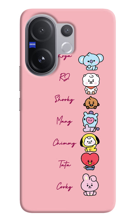 BTS names Vivo V60 5G Hard Case Back Cover by Casekaro