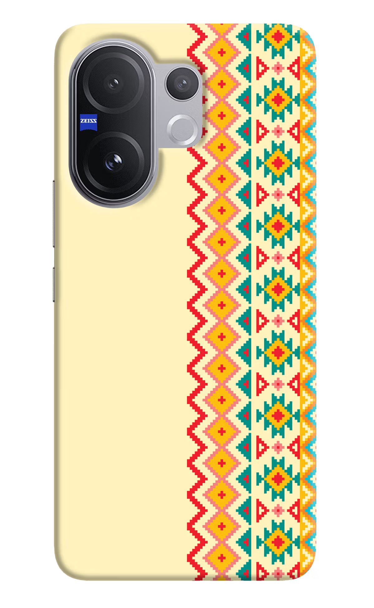 Ethnic Seamless Vivo V60 5G Hard Case Back Cover by Casekaro