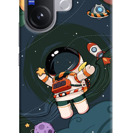 Cartoon Astronaut Vivo V60 5G Hard Case Back Cover by Casekaro