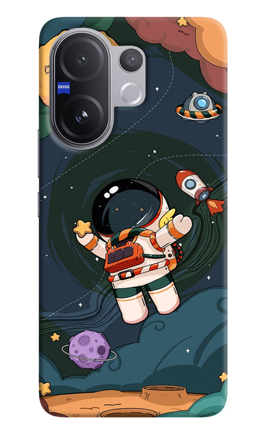 Cartoon Astronaut Vivo V60 5G Hard Case Back Cover by Casekaro