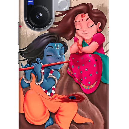 Radhe Krishna Vivo V60 5G Hard Case Back Cover by Casekaro