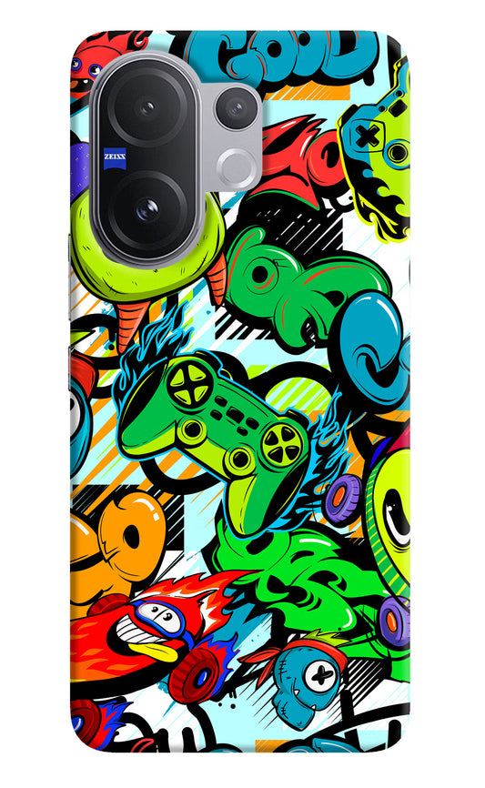 Game Doodle Vivo V60 5G Hard Case Back Cover by Casekaro