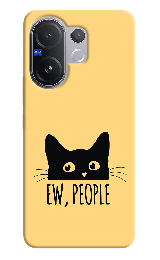 Ew People Catitude Vivo V60 5G Hard Case Back Cover by Casekaro