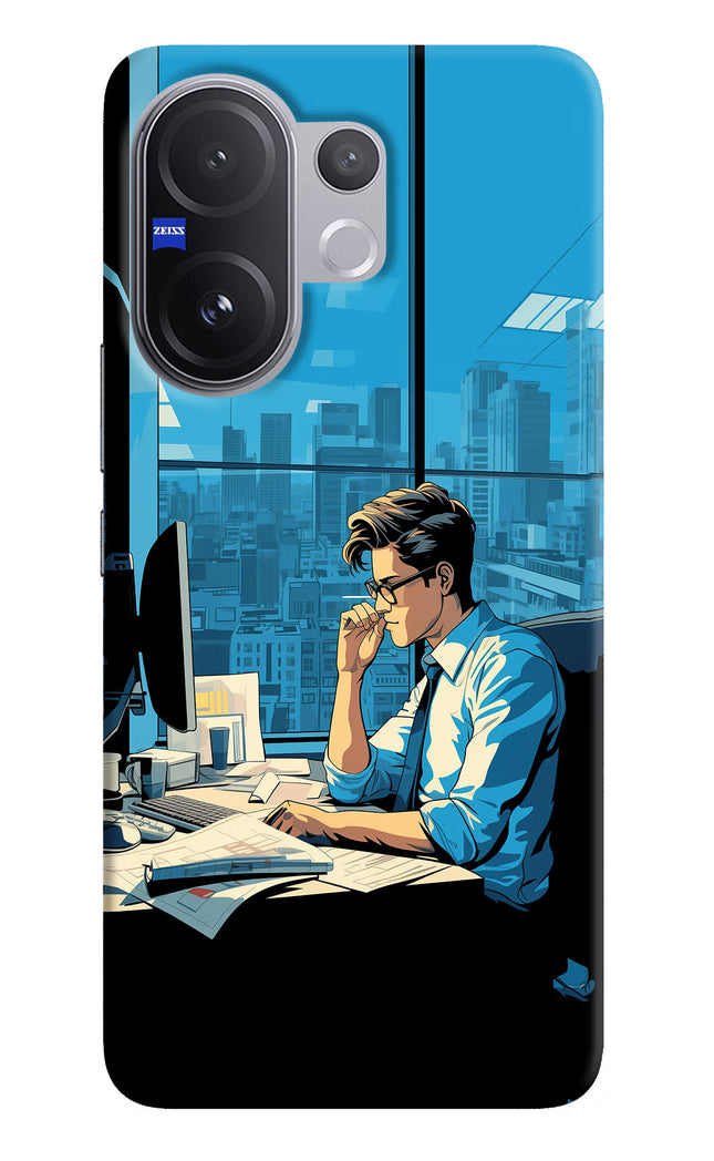 Focused Hustler (AI Generated) Vivo V60 5G Hard Case Back Cover by Casekaro