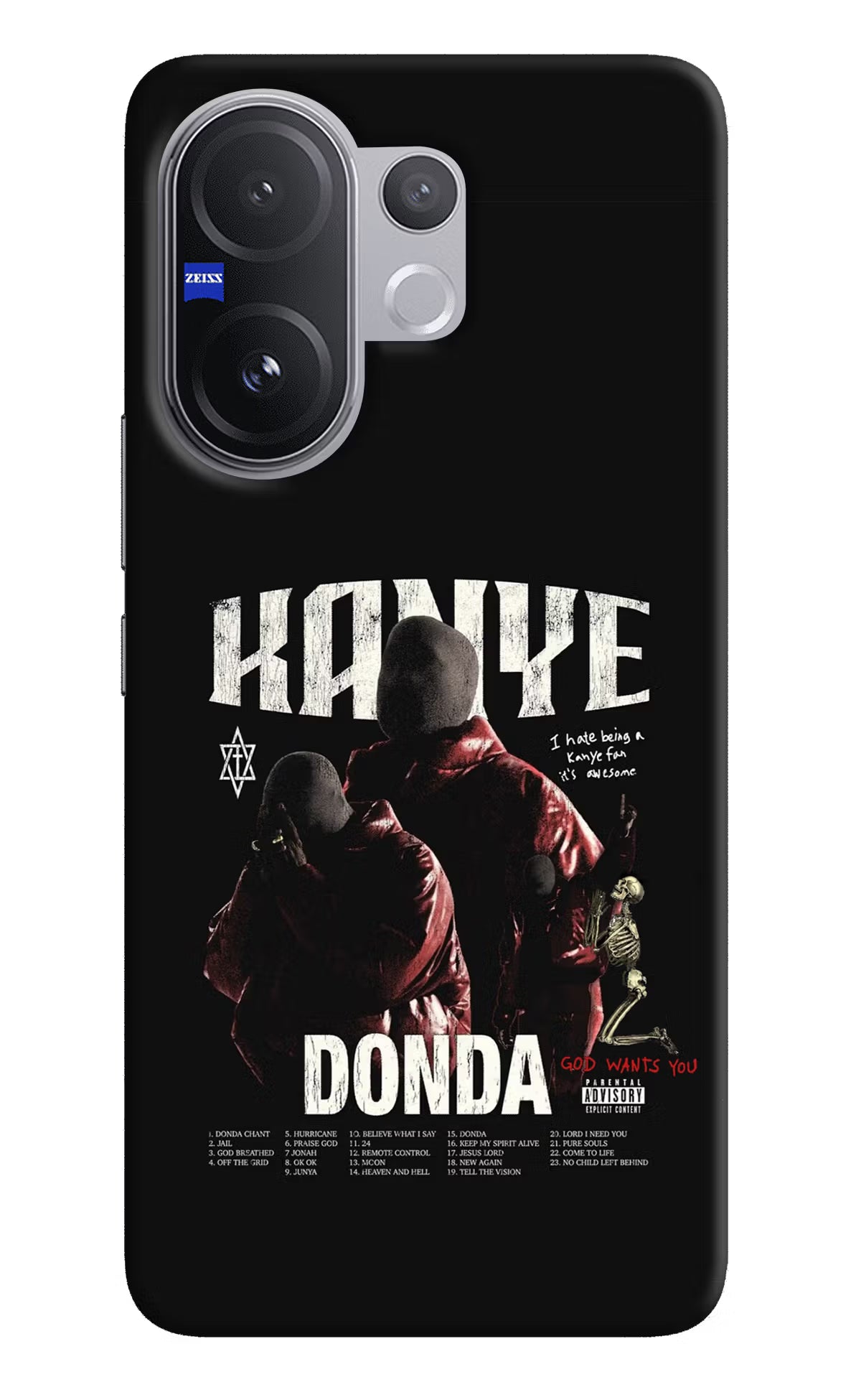 Donda Kanye West Vivo V60 5G Hard Case Back Cover by Casekaro