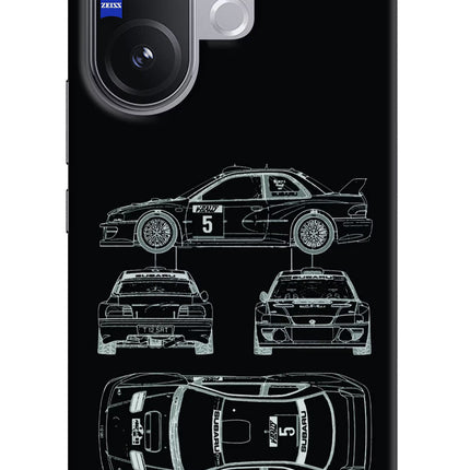 WRC'99 Vivo V60 5G Hard Case Back Cover by Casekaro