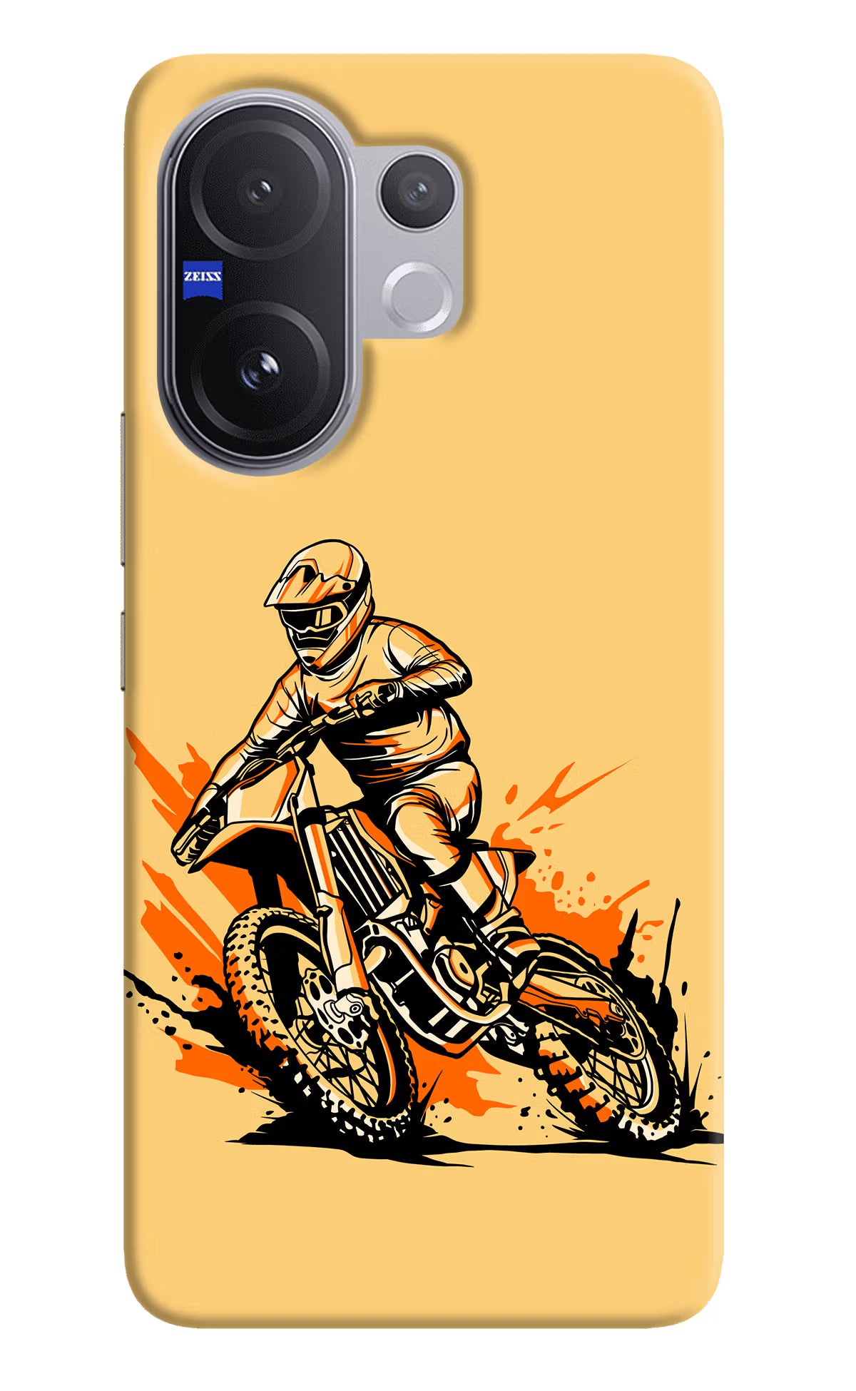 Off-Road Fury Vivo V60 5G Hard Case Back Cover by Casekaro