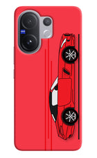 Red Velocity Vivo V60 5G Hard Case Back Cover by Casekaro