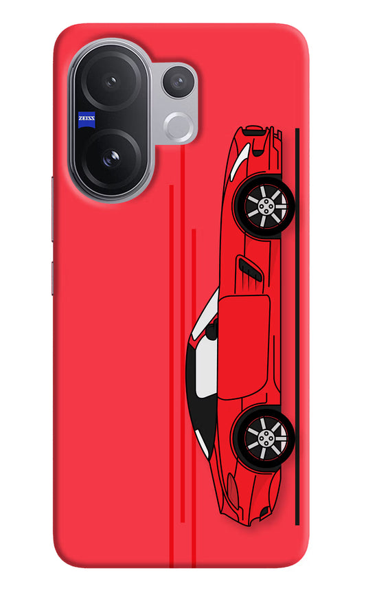 Red Velocity Vivo V60 5G Hard Case Back Cover by Casekaro