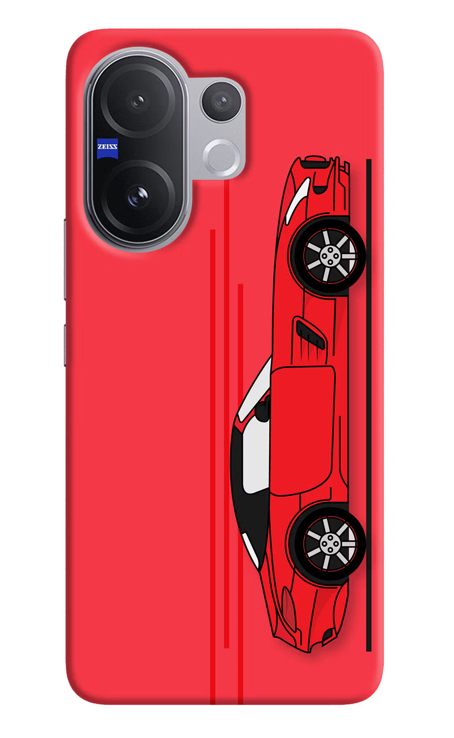 Red Velocity Vivo V60 5G Back Cover, Hard case