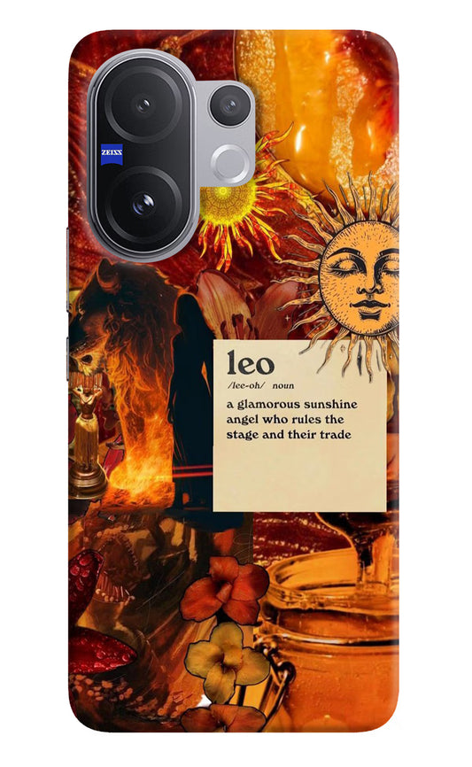 Leo Zodiac Vivo V60 5G Hard Case Back Cover by Casekaro