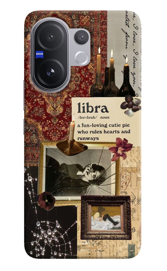 Libra Zodiac Vivo V60 5G Hard Case Back Cover by Casekaro