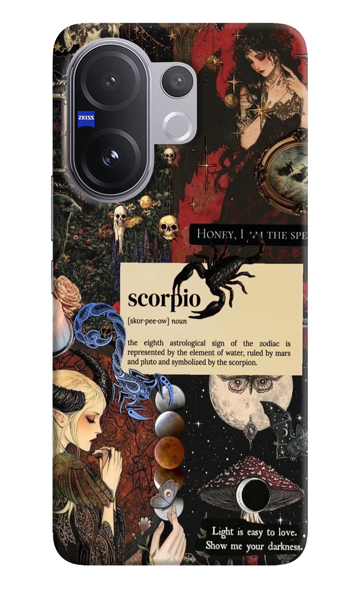 Scorpio Zodiac Vivo V60 5G Hard Case Back Cover by Casekaro