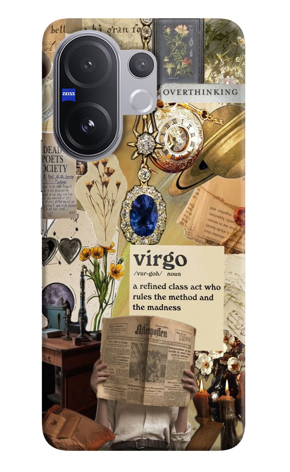 Virgo Zodiac Vivo V60 5G Hard Case Back Cover by Casekaro