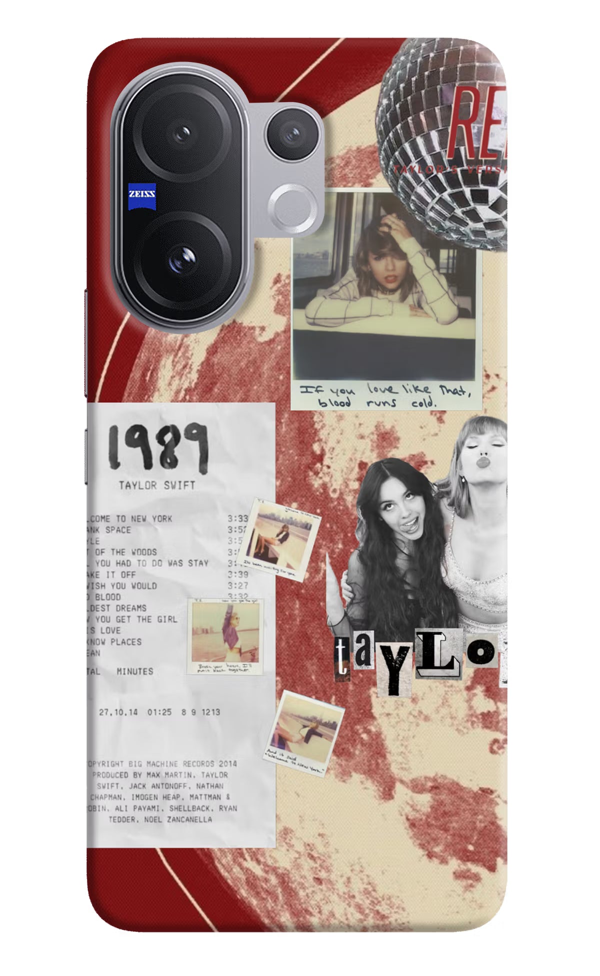Taylor Swift Vivo V60 5G Back Cover