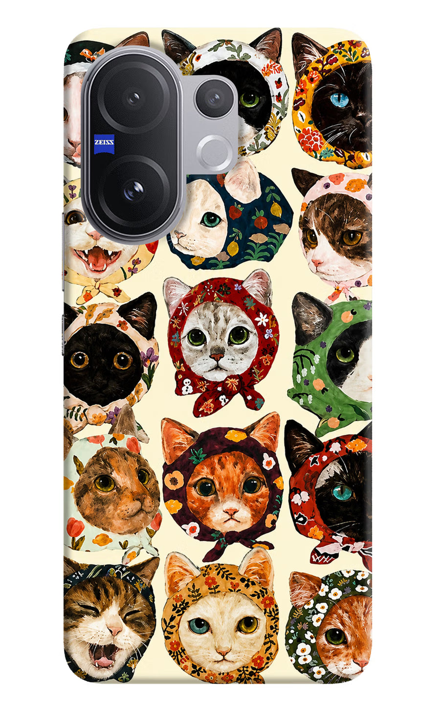 Cool Cat Vivo V60 5G Back Cover, Hard case