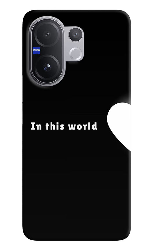 This World Vivo V60 5G Hard Case Back Cover by Casekaro