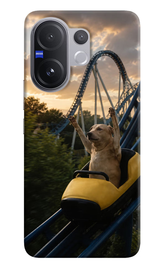 Rollercoaster Dog Vivo V60 5G Hard Case Back Cover by Casekaro