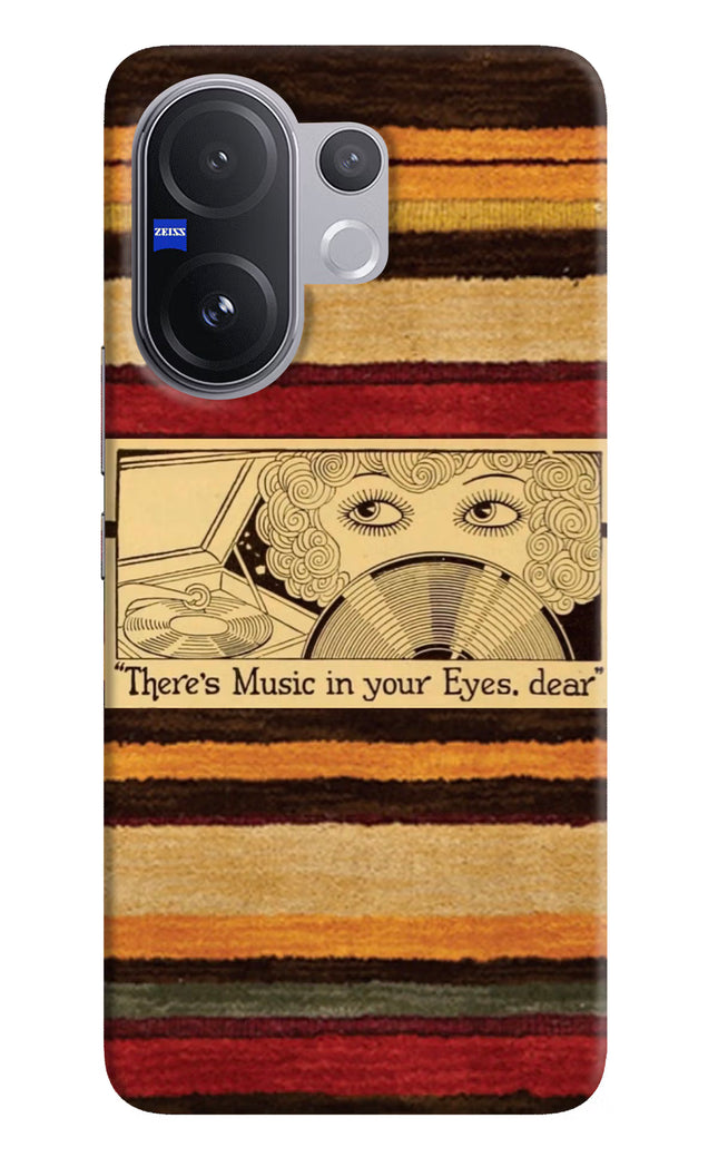 Vinyl Stripes Vivo V60 5G Hard Case Back Cover by Casekaro