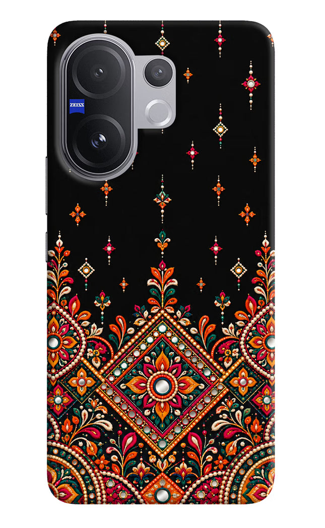 Noir Mehfil Vivo V60 5G Hard Case Back Cover by Casekaro