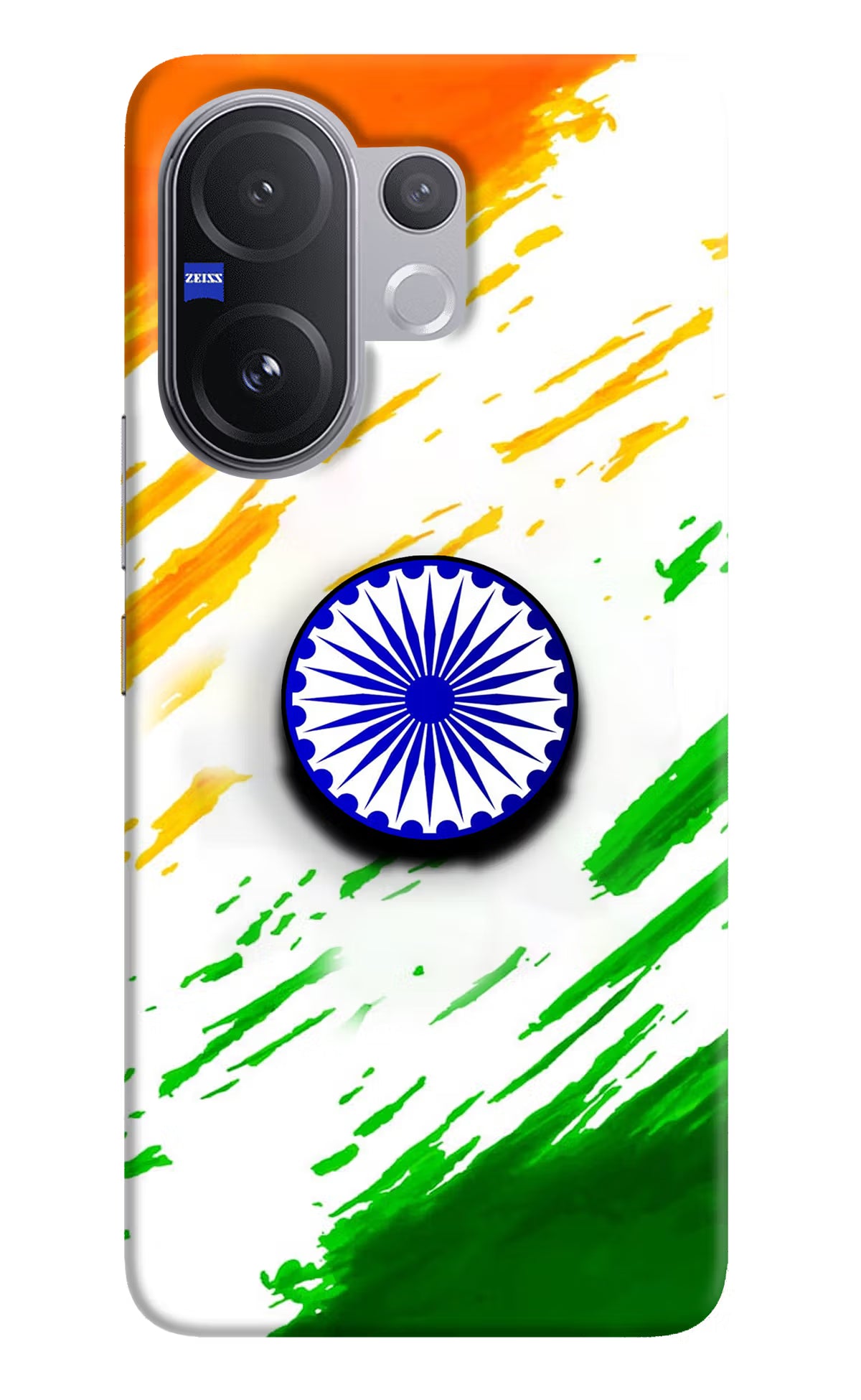 Indian Flag Ashoka Chakra Vivo V60 5G Pop Case by Casekaro