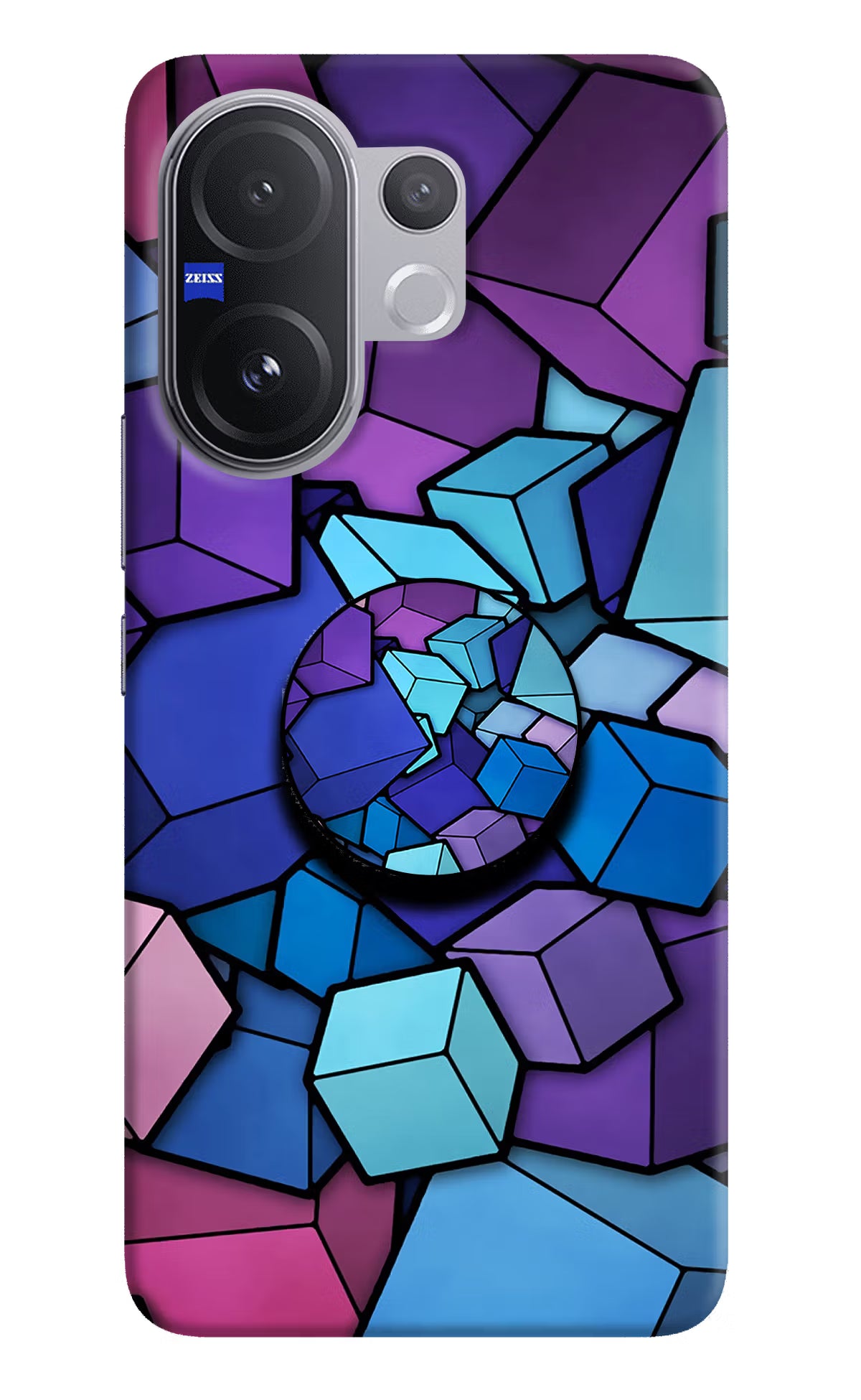 Cubic Abstract Vivo V60 5G Pop Case by Casekaro