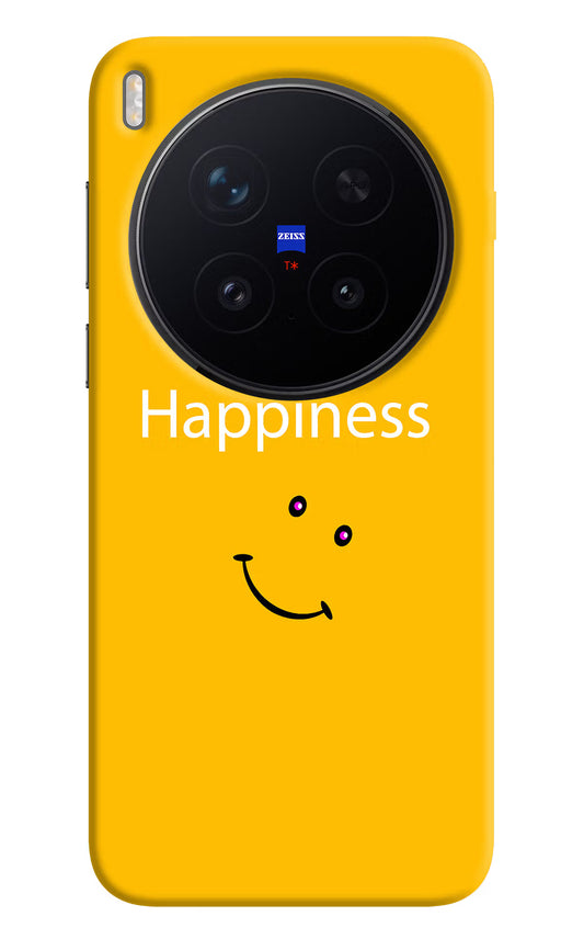 Happiness With Smiley Vivo X300 Pro Hard Case Back Cover by Casekaro