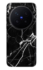 Black Marble Pattern Vivo X300 Pro Hard Case Back Cover by Casekaro