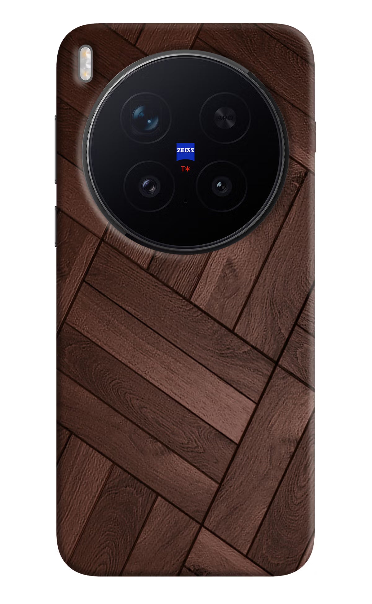 Wooden Texture Design Vivo X300 Pro Hard Case Back Cover by Casekaro