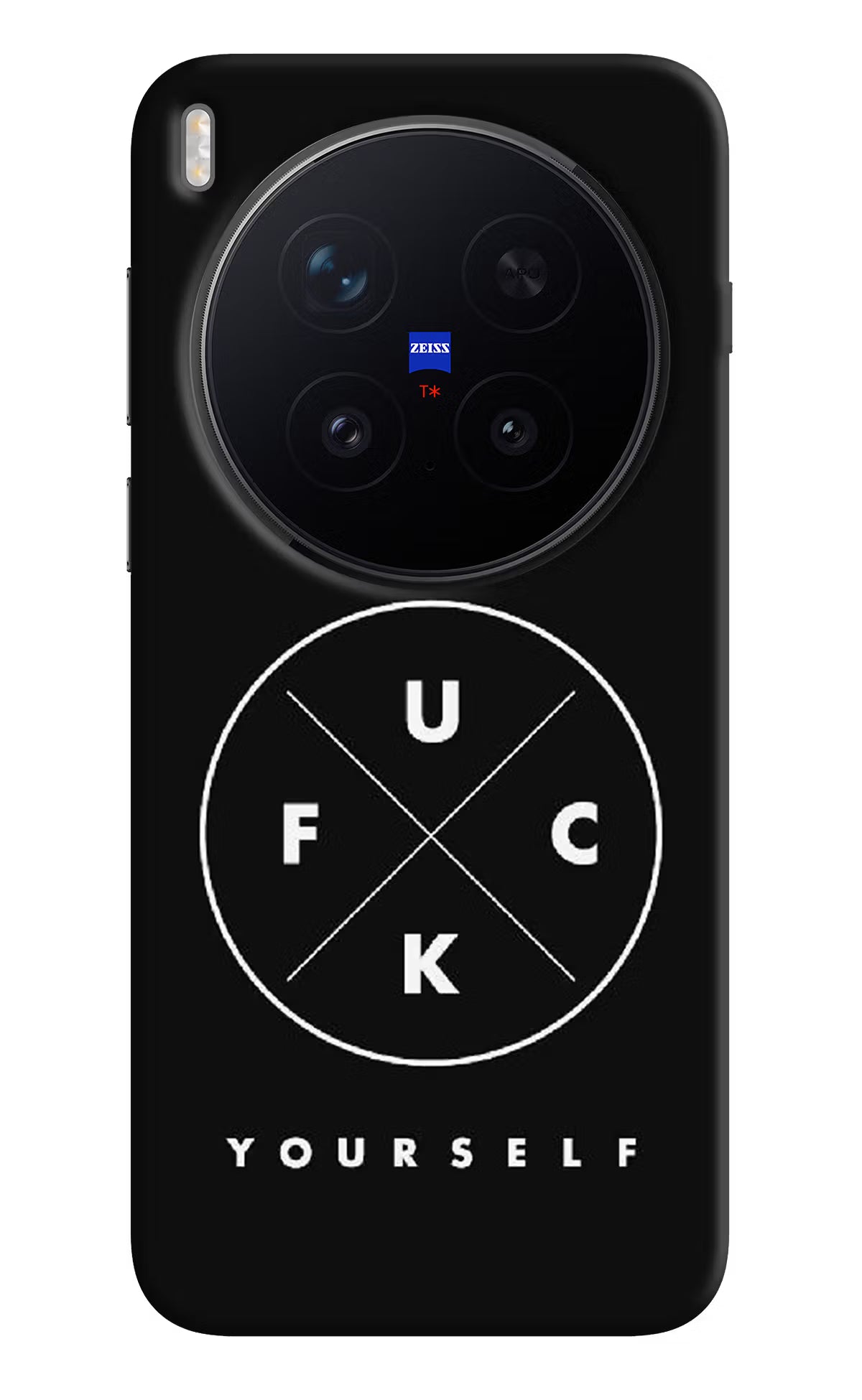 Go Fuck Yourself Vivo X300 Pro Hard Case Back Cover by Casekaro