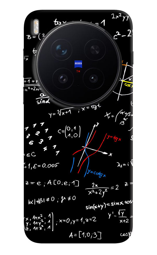 Mathematics Formula Vivo X300 Pro Hard Case Back Cover by Casekaro