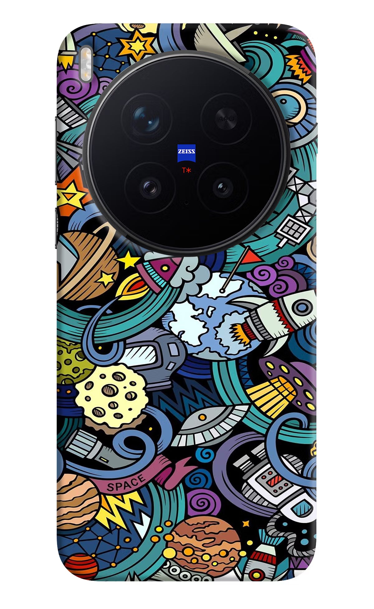 Space Abstract Vivo X300 Pro Hard Case Back Cover by Casekaro