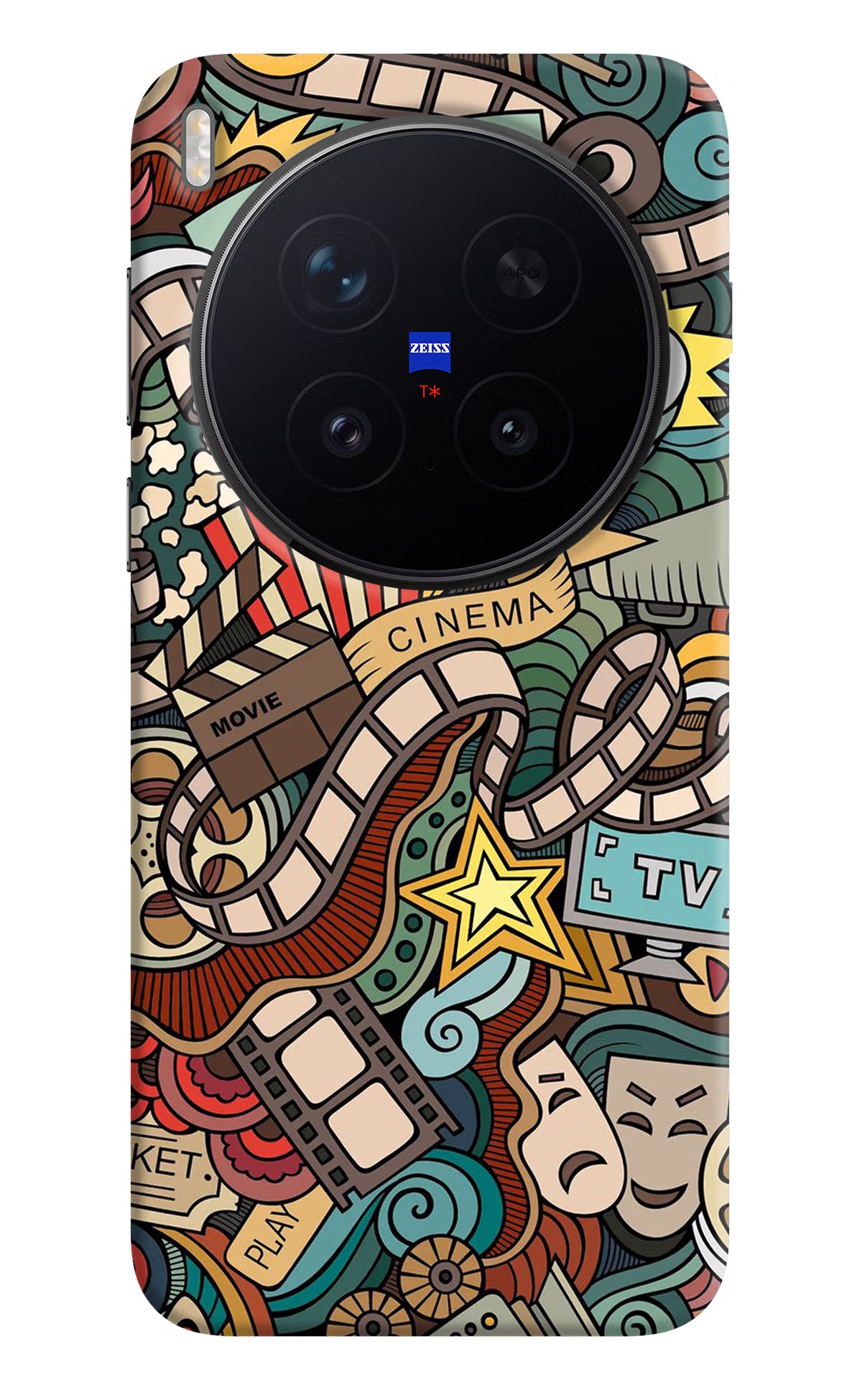 Cinema Abstract Vivo X300 Pro Hard Case Back Cover by Casekaro