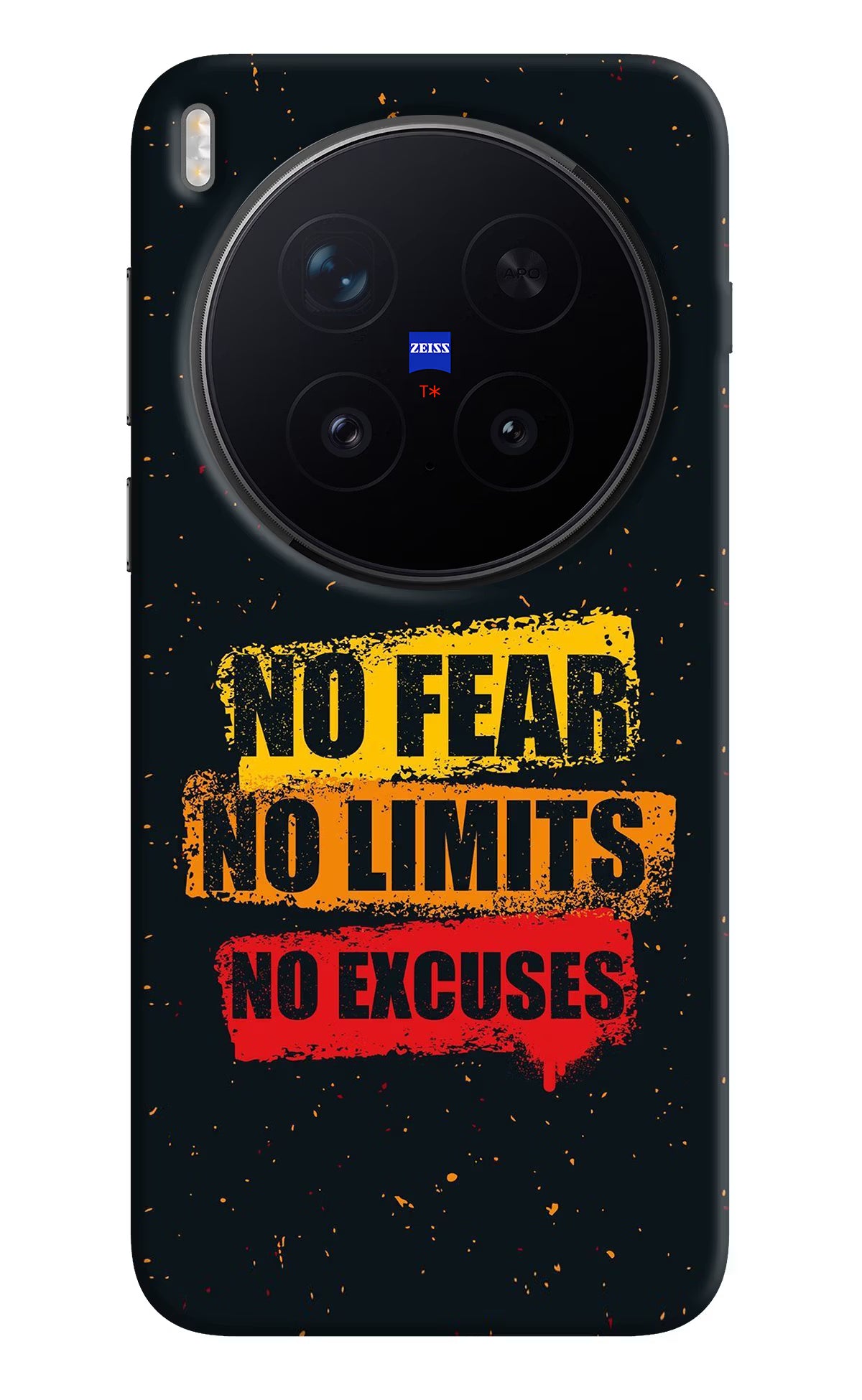 No Fear No Limits No Excuse Vivo X300 Pro Hard Case Back Cover by Casekaro