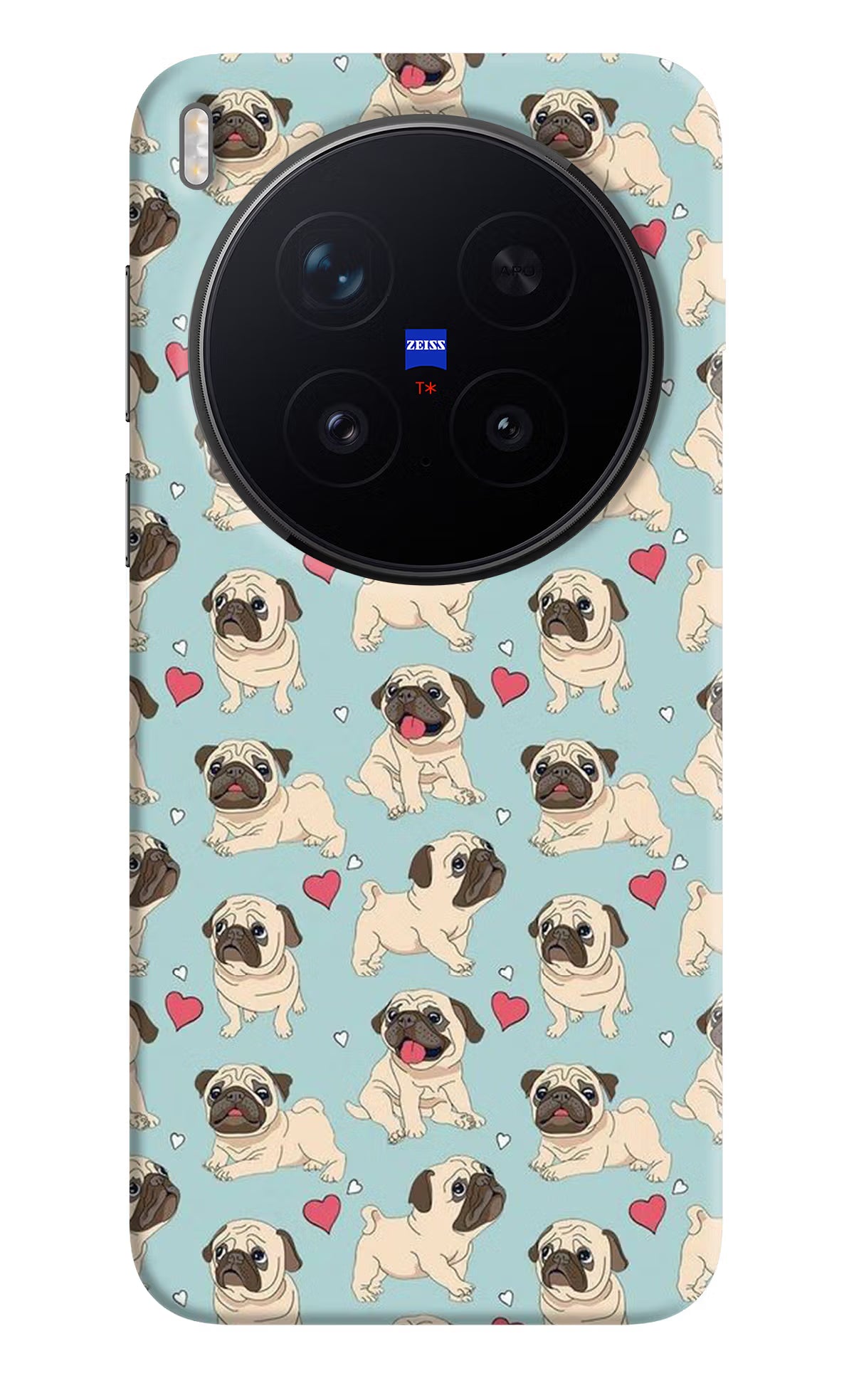 Pug Dog Vivo X300 Pro Hard Case Back Cover by Casekaro